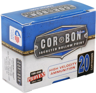 CORBON 9MM LUGER +P 90GR JHP 20RD 25BX/CS - for sale